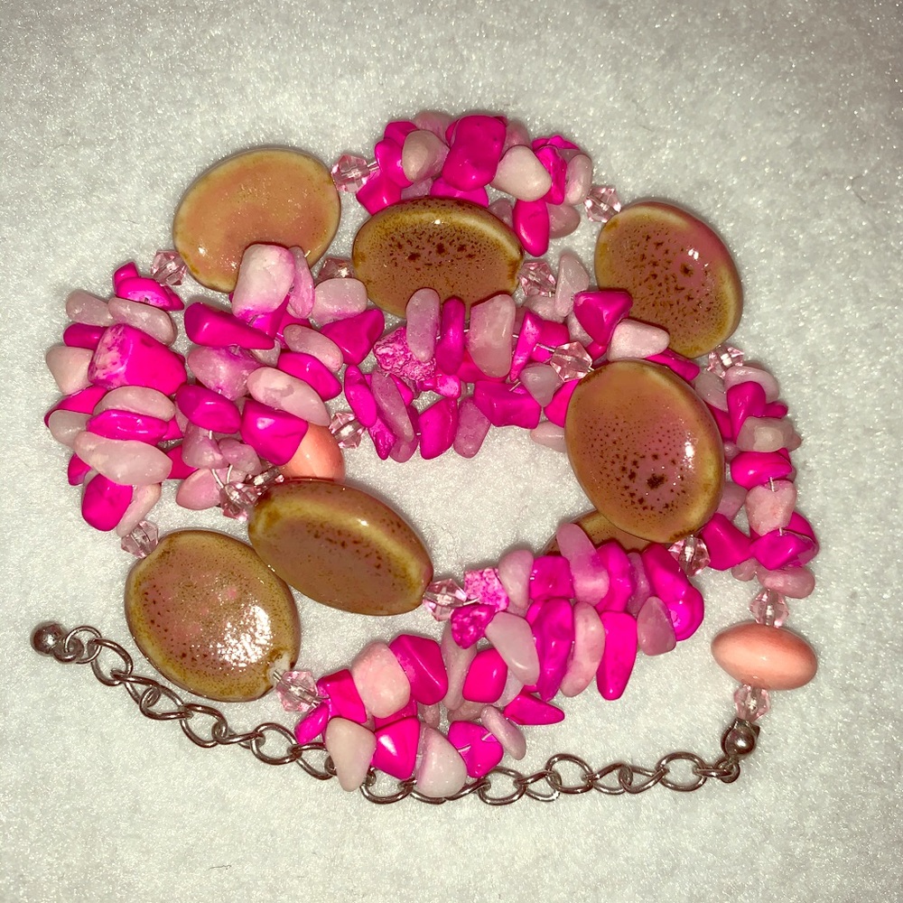 Stone Bead clustered Jewelry